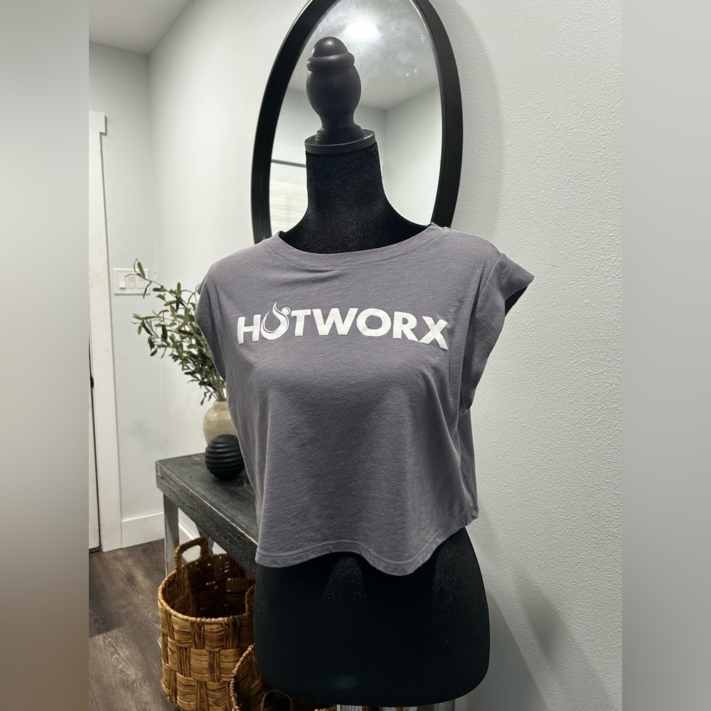 HOTWORX Charcoal Women's Crop Top